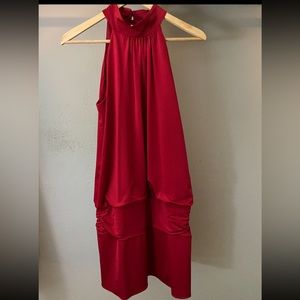 Silky, sexy, red dress in great condition